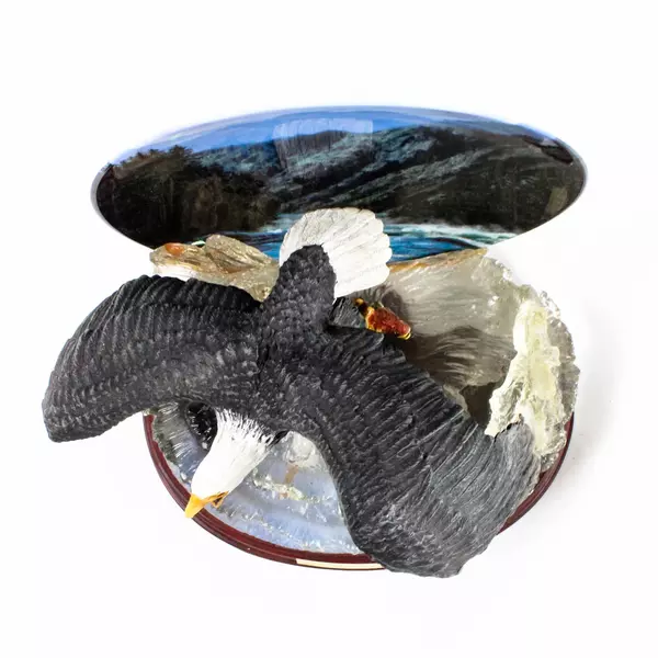 Bradford Exchange Silent Strike Eagle Collector Plate Piece by Bill Wieger C2190