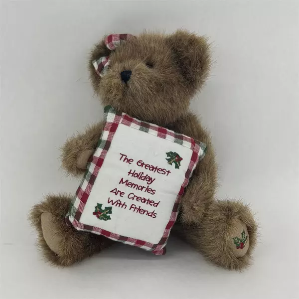 2004 Boyd’s Bears 8" Jointed Plush Greatest Holiday Memories Created W/ Friends