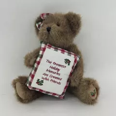 2004 Boyd’s Bears 8" Jointed Plush Greatest Holiday Memories Created W/ Friends