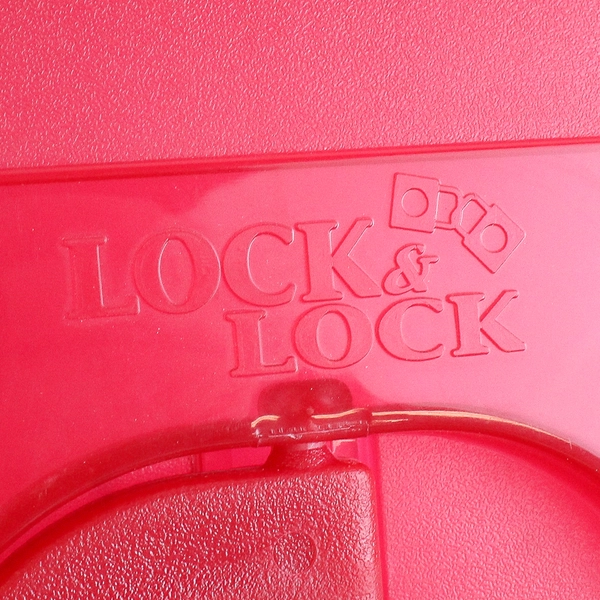 Lock & Lock 4.5 L Plastic Food Container Carrier Red Lid