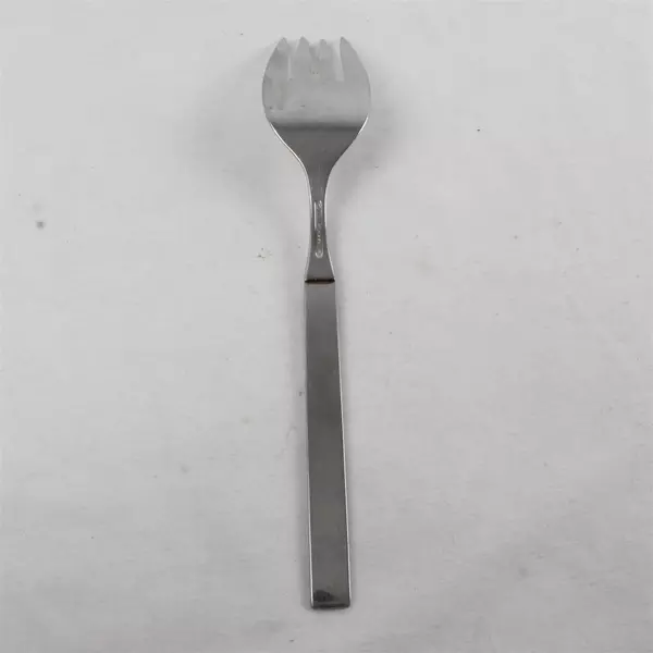 Set of 3 Oneida Phoenix Cold Meat Serving Forks Glossy Stainless 8.5"