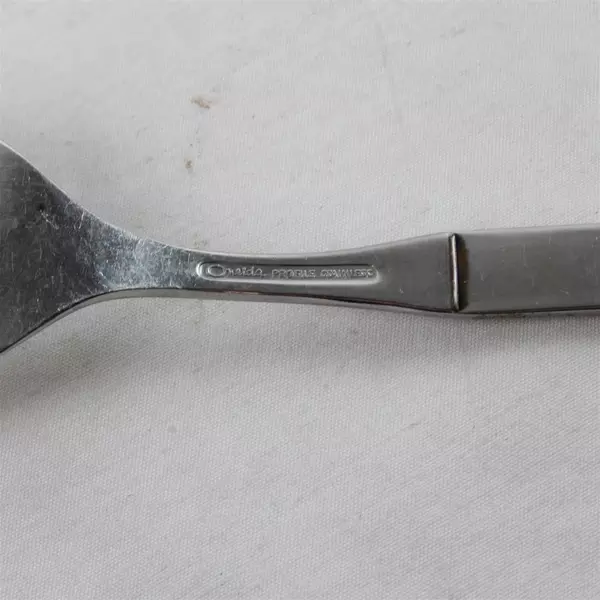 Set of 3 Oneida Phoenix Cold Meat Serving Forks Glossy Stainless 8.5"