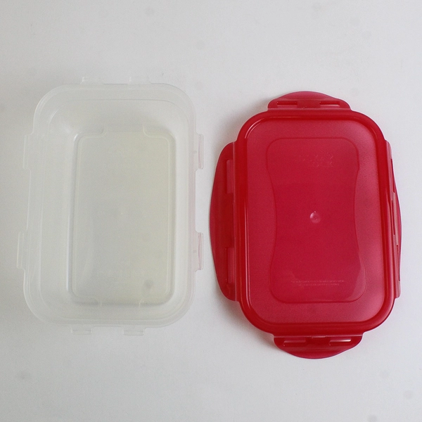 Lock & Lock 1.2 L Food Storage Container Red Lid