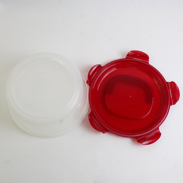 Lock & Lock 3.4 L Plastic Storage Container Carrier Bowl Red Lid