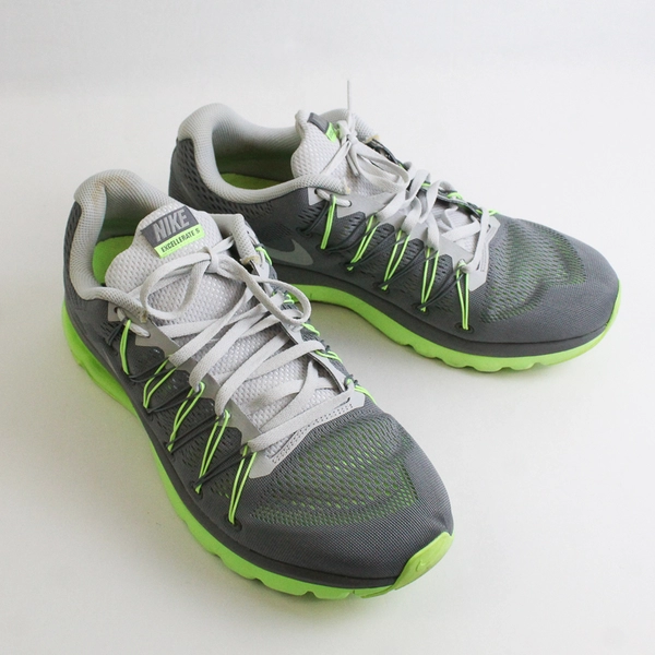 Nike Air Max Excellerate 5 Gray and Neon Green Sneakers Men's Size 10.5