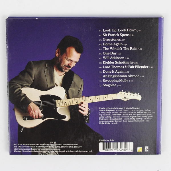 True Stories A Music CD From Martin Simpson 2009 Compass Records