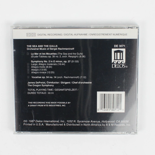 Rachmaninoff The Sea And The Gulls James De Preist & The Oregon Symphony 1987