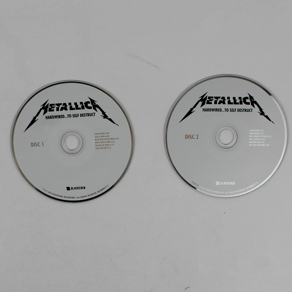 Metallica Hardwired to Self Destruct 2-CD Box Set 2016 Cardboard Sleeve
