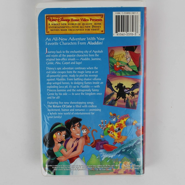 Walt Disney Home Video Presents The Return of Jafar VHS Clamshell Case 1994