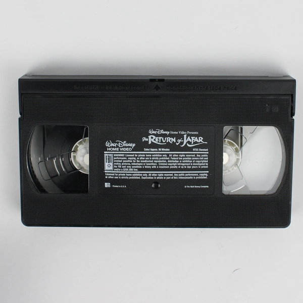 Walt Disney Home Video Presents The Return of Jafar VHS Clamshell Case 1994