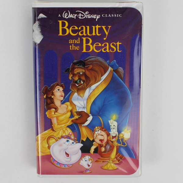 Walt Disney Classic Beauty and the Beast 1992 VHS Tape Clamshell Case 
