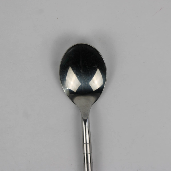 Lot of 7 Cambridge 18/10 Stainless Glossy Satin Teaspoons Leigh-Sand Pattern 