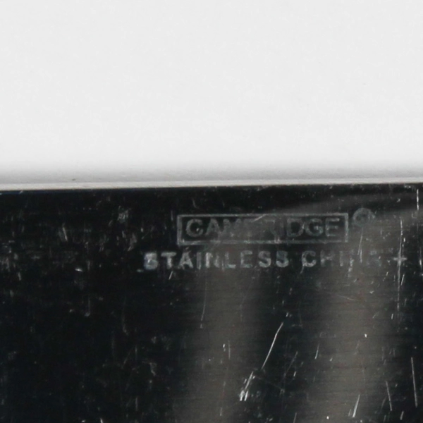 Lot of 7 Cambridge Silver Gravity Sand Dinner Knives Stainless 9" Satin Glossy