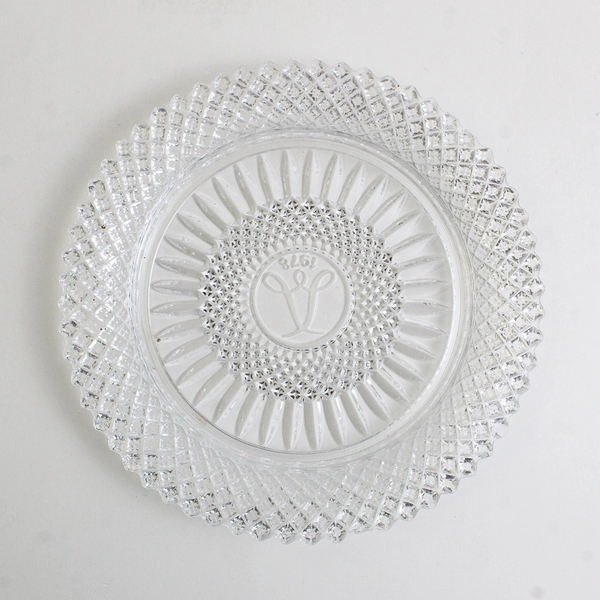 Fostoria American Lead Crystal Plate 1978 Avon Award/Prize 92nd Anniversary 7.5"