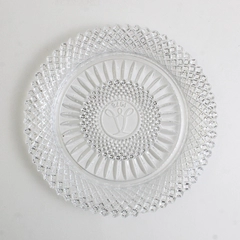 Fostoria American Lead Crystal Plate 1978 Avon Award/Prize 92nd Anniversary 7.5"