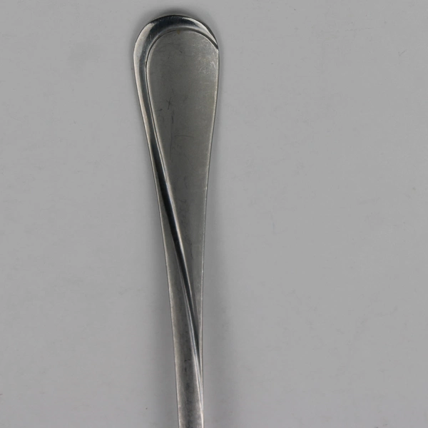 Set of 6 Cambridge Silver Gravity Sand Oval Soup Spoon Stainless 8" Satin Glossy