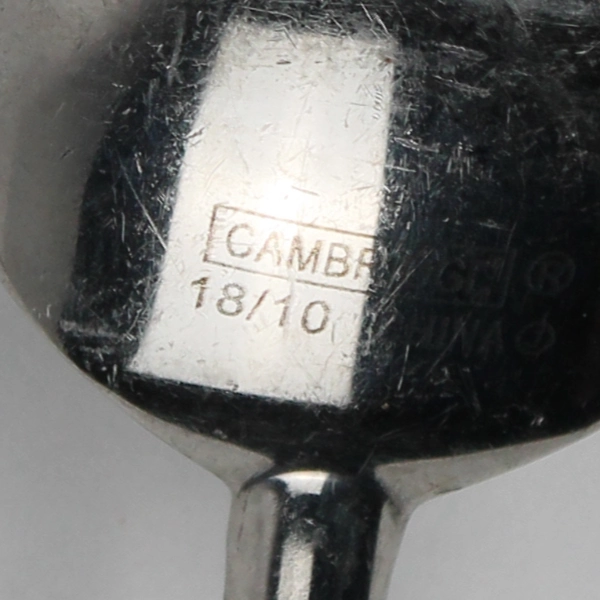 Lot of 3 Cambridge Silver Emerge Pattern Oval Soup Spoons 18/10 Stainless 8.25"