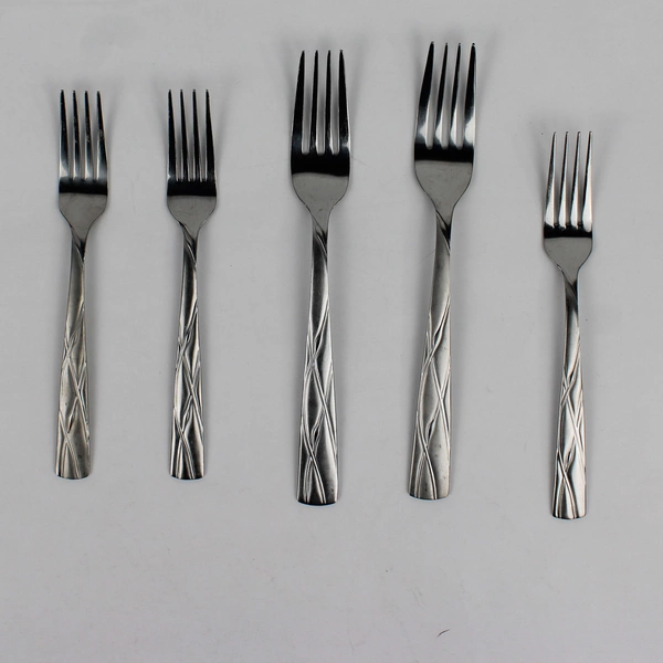Lot of 5 Cambridge Silver Grasmere-Sand 2 Dinner & 3 Salad Forks SS Rare