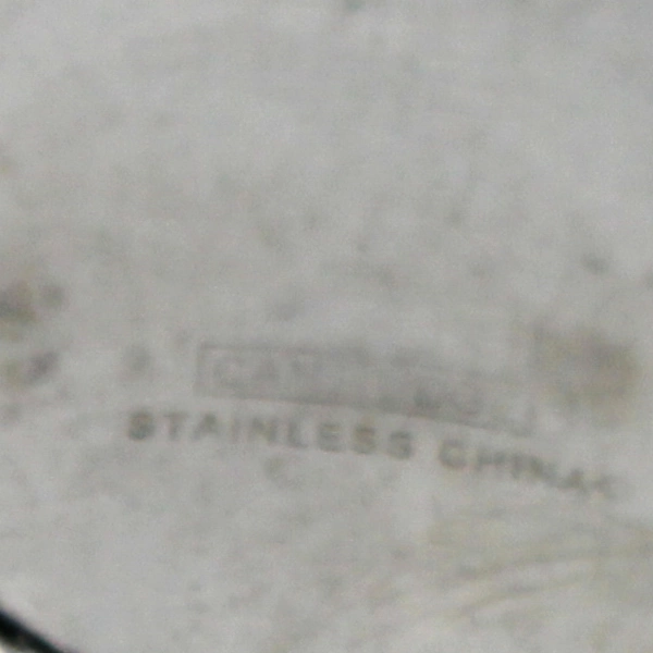 A Lot of 2 Cambridge Silver Grasmere-Sand Pattern Teaspoons Stainless Rare