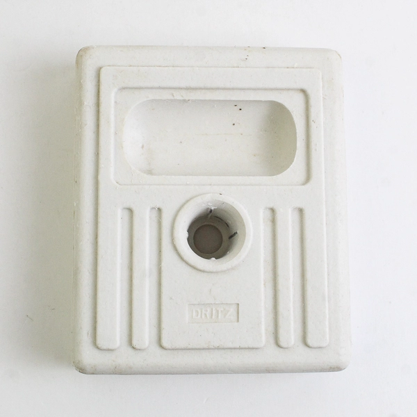 Vintage Dritz Hem Marker Porcelain Base Model 680N9 Ceramic 3.75" x 4.5"