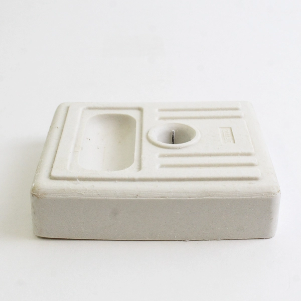 Vintage Dritz Hem Marker Porcelain Base Model 680N9 Ceramic 3.75" x 4.5"