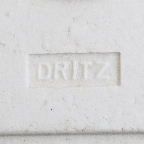 Vintage Dritz Hem Marker Porcelain Base Model 680N9 Ceramic 3.75" x 4.5"