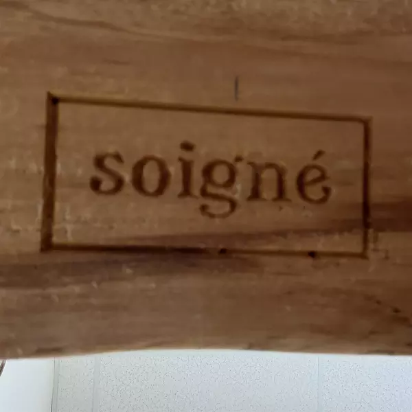 Soigne Wood Ladybug Side Table with Leg 