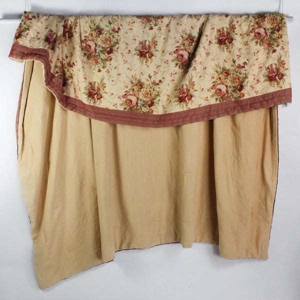 Waverly Home Orange/Red Floral Comforter 100" x 86" Cotton/Polyester