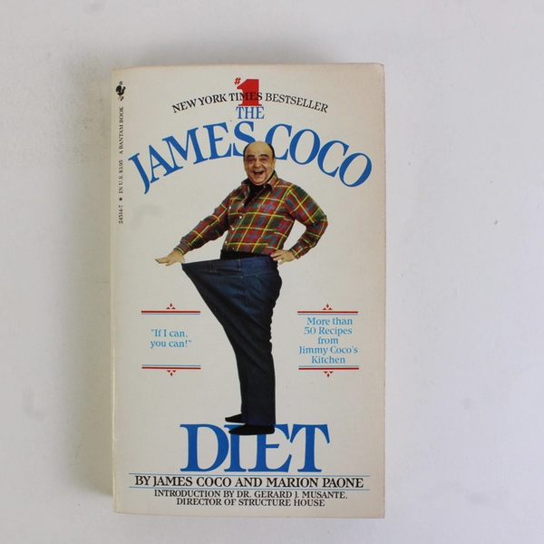 The James Coco Diet by James Coco & Marion Paone 1984 PB Over 50 Recipes