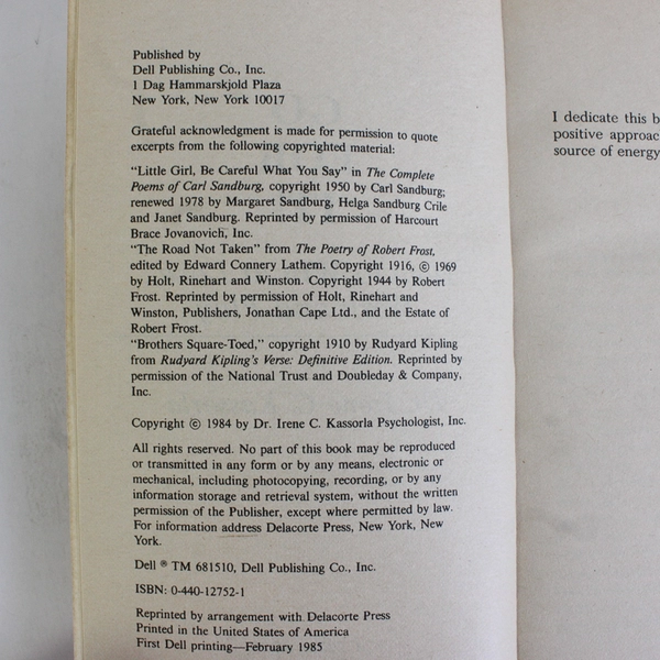 Go For It How to Win at Love Work and Play by Irene C Kassorla 1985 Paperback