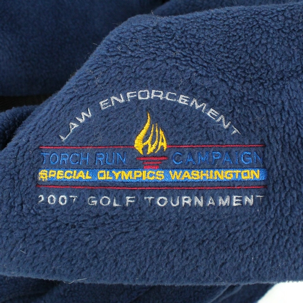 Polar Blanket Embroidery Law Enforcement Torch Run Special Olympics 2007