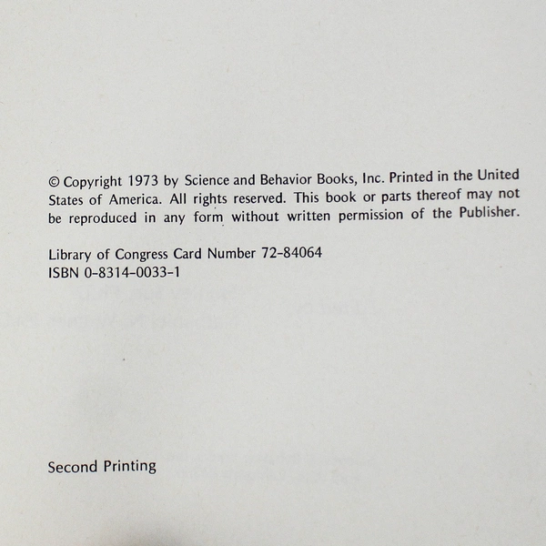 Asian-Americans Psychological Perspectives 1973 Paperback Mixed Authors
