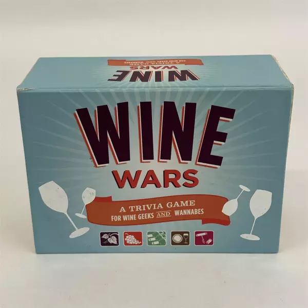 2009 Chronicle Books Wine Wars Trivia Game By Joyce Lock