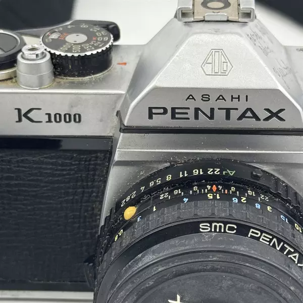 Pentax Asahi  K1000 35mm Film Camera w/ 50mm Lens With Shoulder Strap