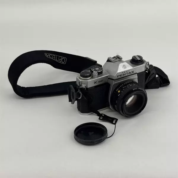 Pentax Asahi  K1000 35mm Film Camera w/ 50mm Lens With Shoulder Strap