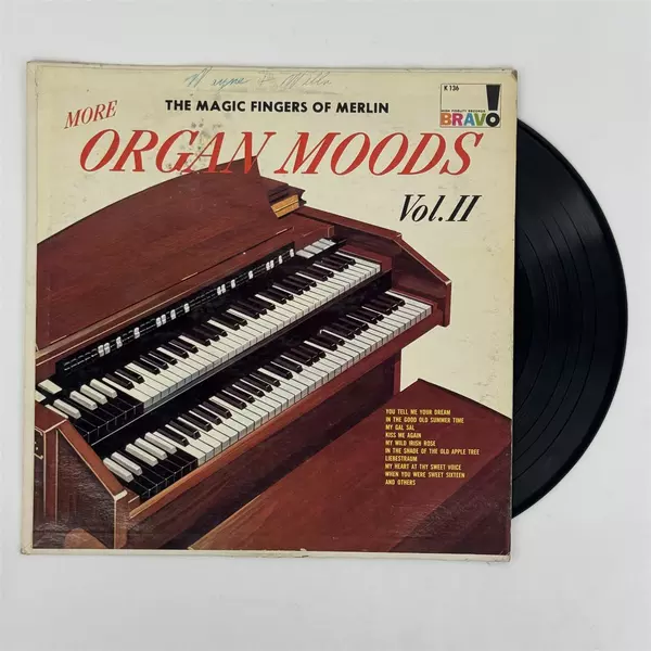 The Magic Fingers Of Merlin More Organ Moods Vol. II LP Vinyl Record Grand Prix