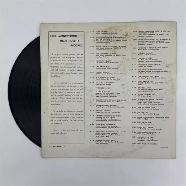 The Magic Fingers Of Merlin More Organ Moods Vol. II LP Vinyl Record Grand Prix