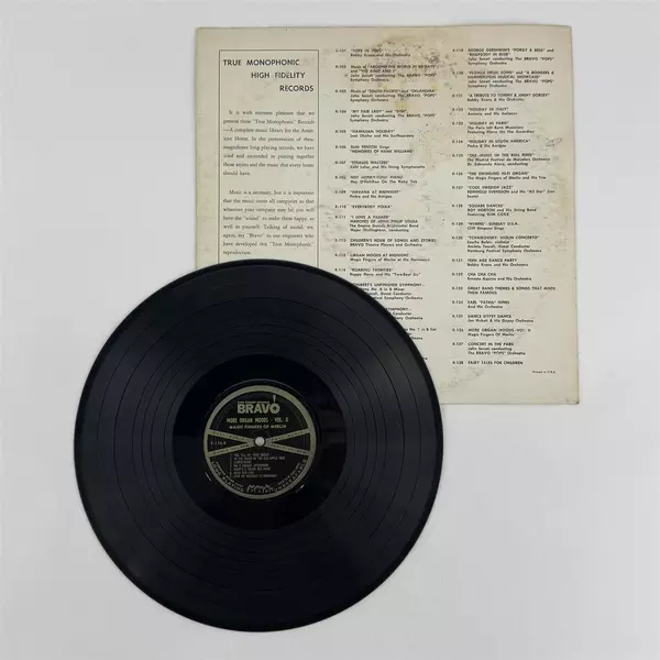 The Magic Fingers Of Merlin More Organ Moods Vol. II LP Vinyl Record Grand Prix