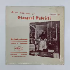 Seven Canzonas of Giovanni Gabrieli Samuel Baron ES-503 Vinyl LP Vintage Record