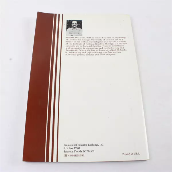 Dealing With Anger Problems Rational-Emotive Therapy Paperback 