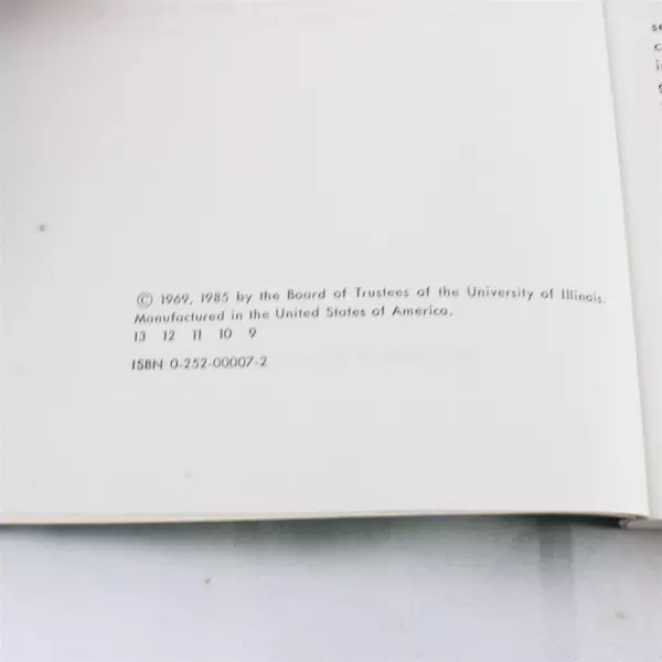 Development & Psychometric Characteristics Illinois Test Paperback 1985 