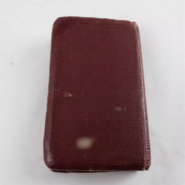 New Testament Psalms Proverbs Pocket Size Red Cover Bible Book