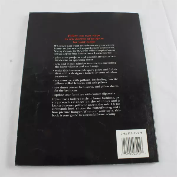 Vintage Singer Sewing Projects for the Home Book 1991 Paperback