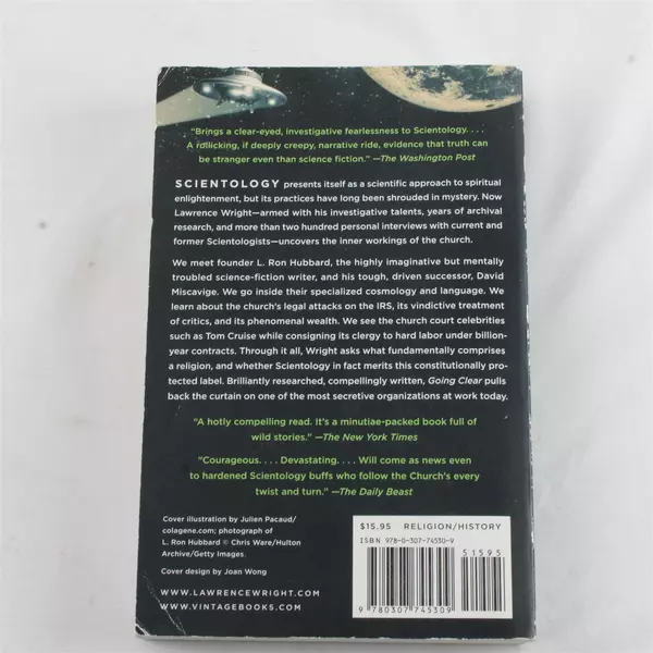 Going Clear: Scientology Hollywood & the Prison of Belief by Lawrence Wright PB