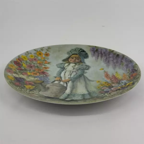 1979 RECO John McClelland Mother Goose Series Porcelain Plate #1 Mary, Mary