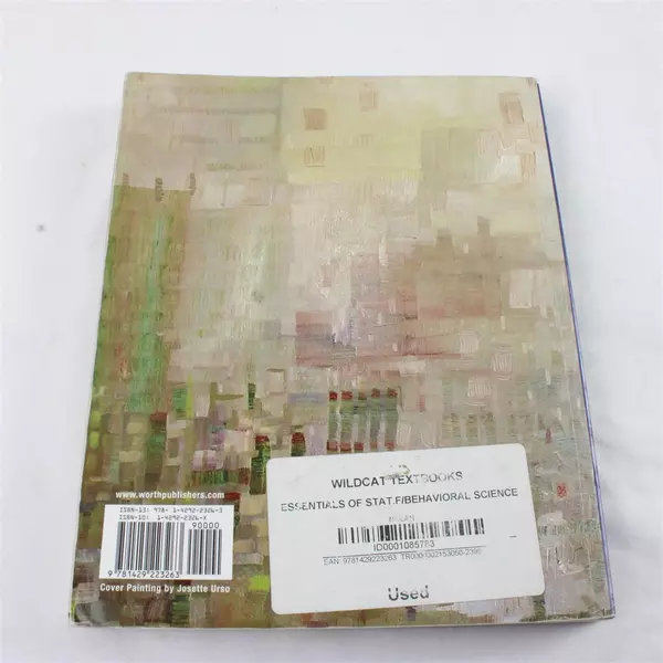 Essentials of Statistics for Behavioral Sciences by Heinzen & Nolan