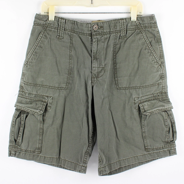 Roebuck and Co Men's 32 Light Green Cargo Shorts