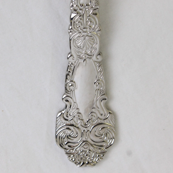 VTG Lot of 2 Reed & Barton Renaissance Serveware Pierced Tablespoons 18/10 8.75 