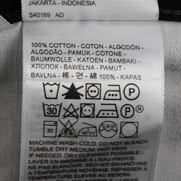 Levis 505 Men's 38x29 Black Straight Leg Denim Jeans