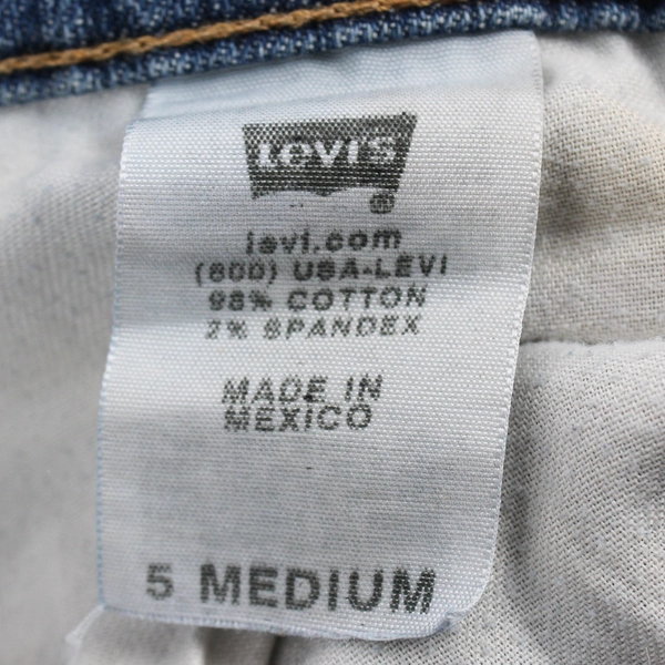 Levi's 524 Juniors 5 Light Wash Too Superlow Skinny Denim Jeans